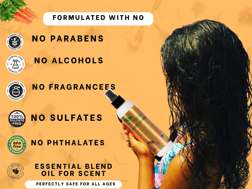 J'Organic Solutions packaging close-up highlighting natural, kid-friendly formula.