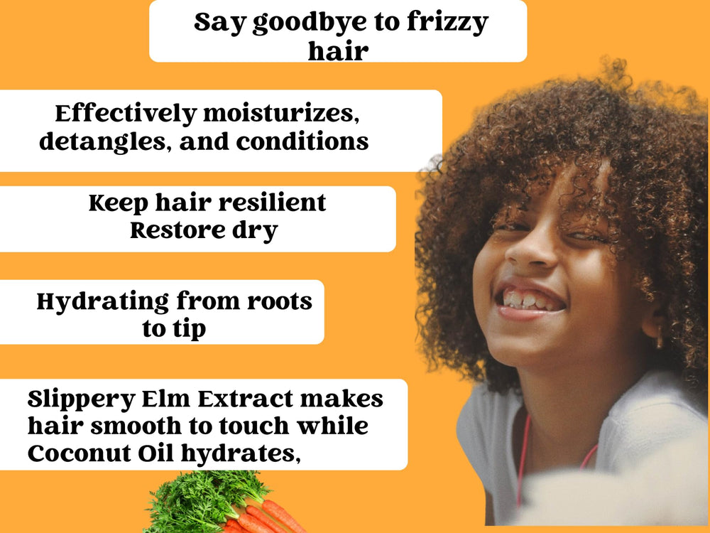 J'Organic Solutions Kids Pomade for lightweight shine and smooth texture.