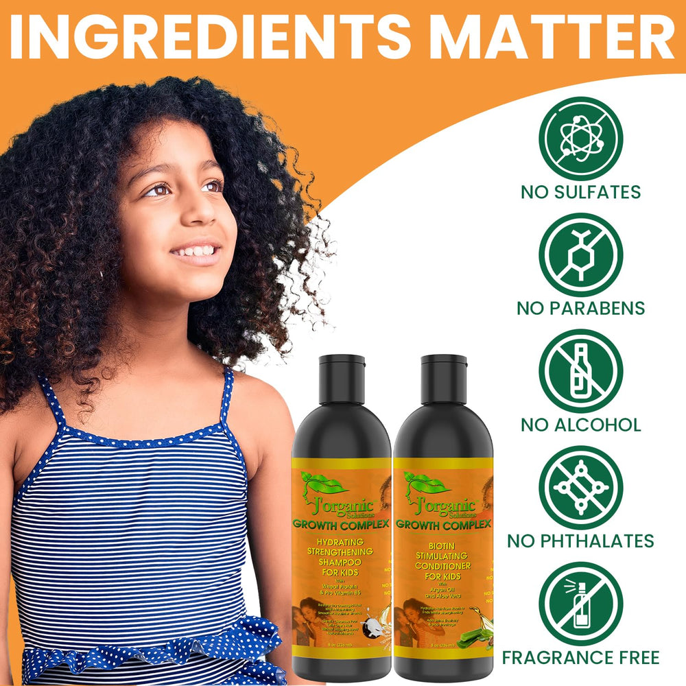 J'Organic Solutions Biotin Hydrating Shampoo label highlights natural ingredients and safety