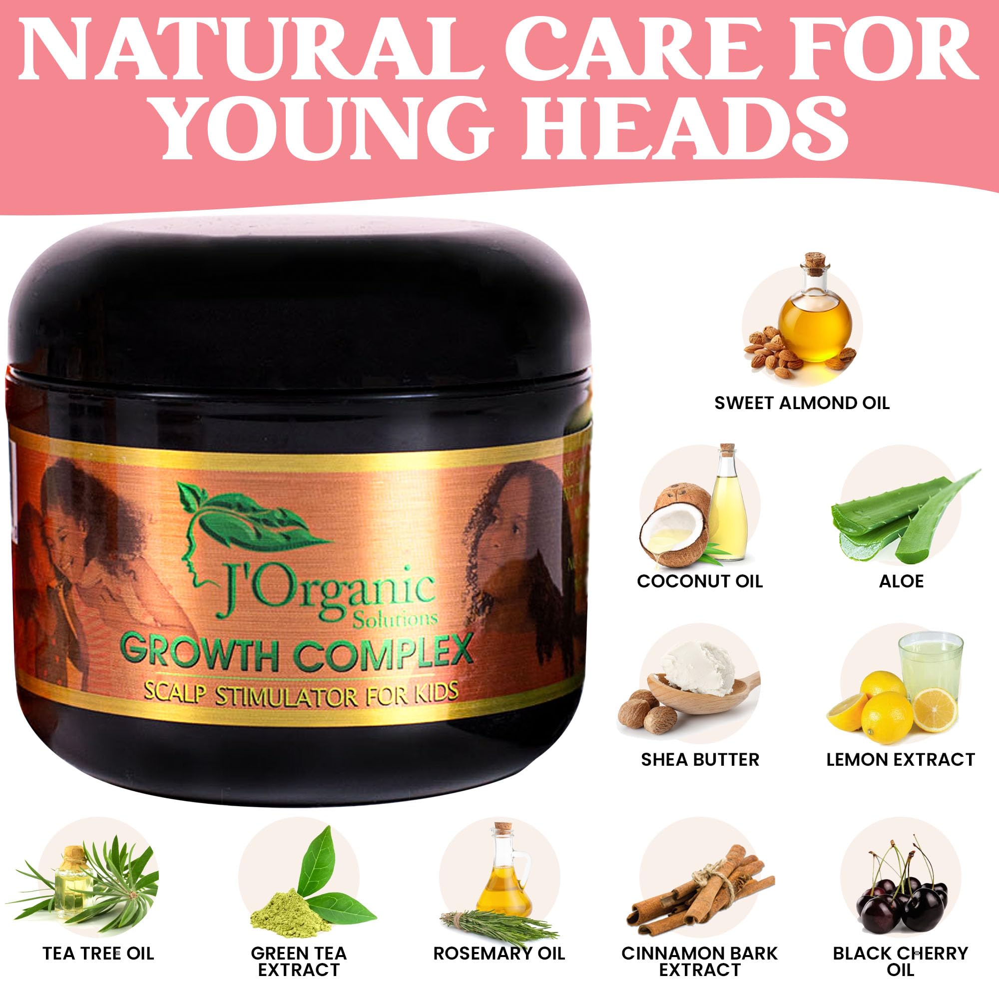 Castor Oil bottle emphasizing scalp moisture and shine.