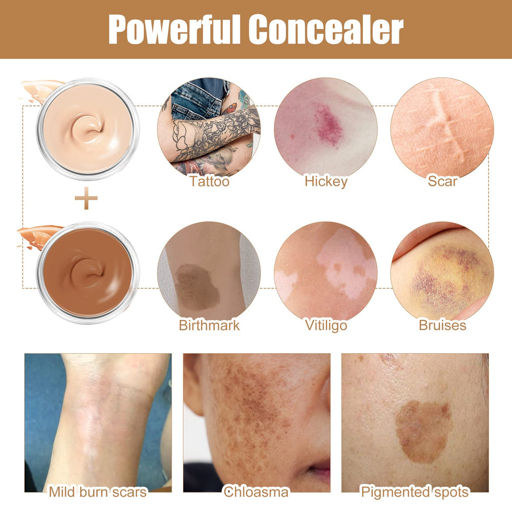 Josera Tattoo Cover Up waterproof and sweatproof formula on skin during activity.