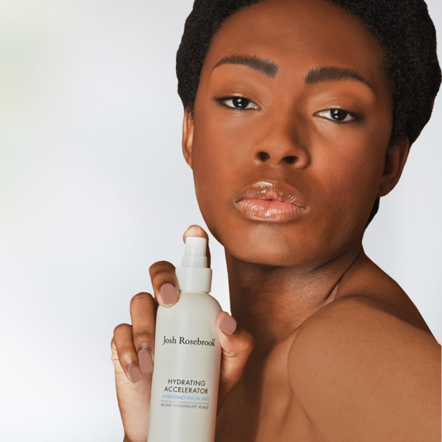 Josh Rosebrook Hydrating Accelerator bottle demonstrates gentle hydration for all skin types