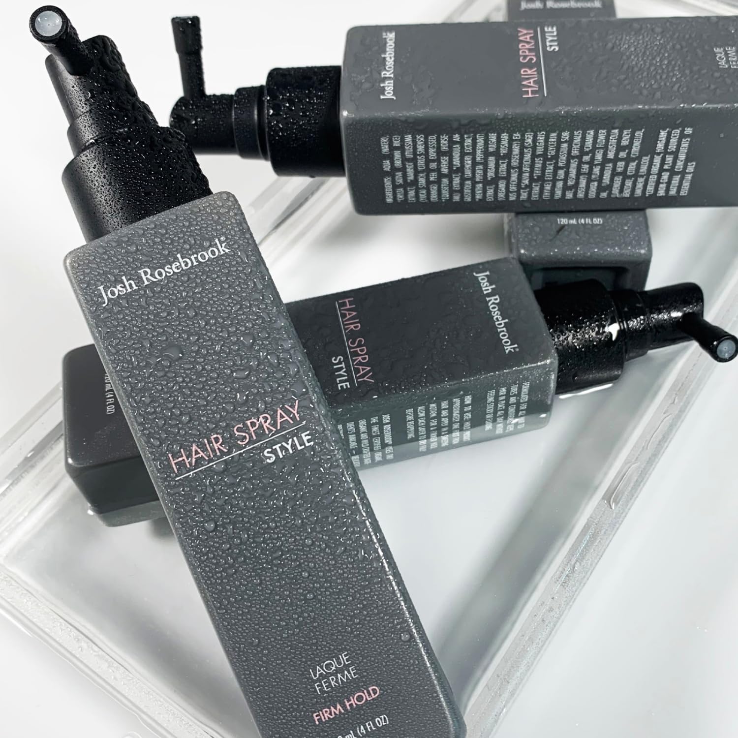 Josh Rosebrook Hair Spray Firm Hold color safe formula protects color treated hair during styling