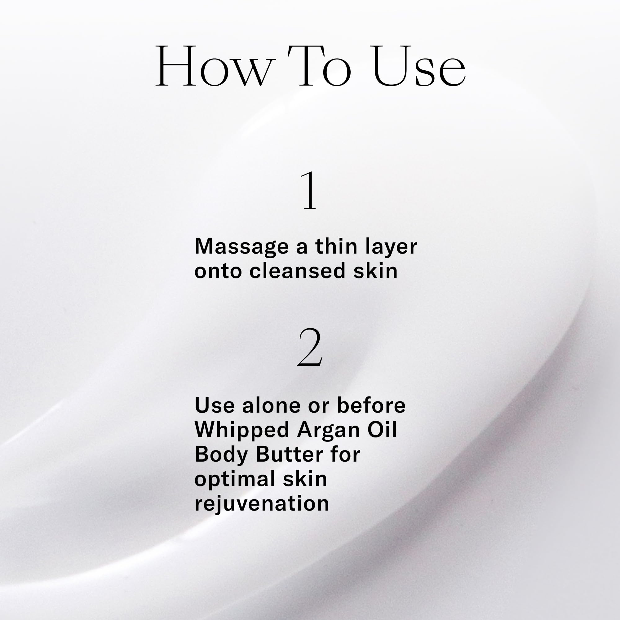 Pineapple enzymes in Josie Maran Argan Milk Body Serum exfoliate gently.