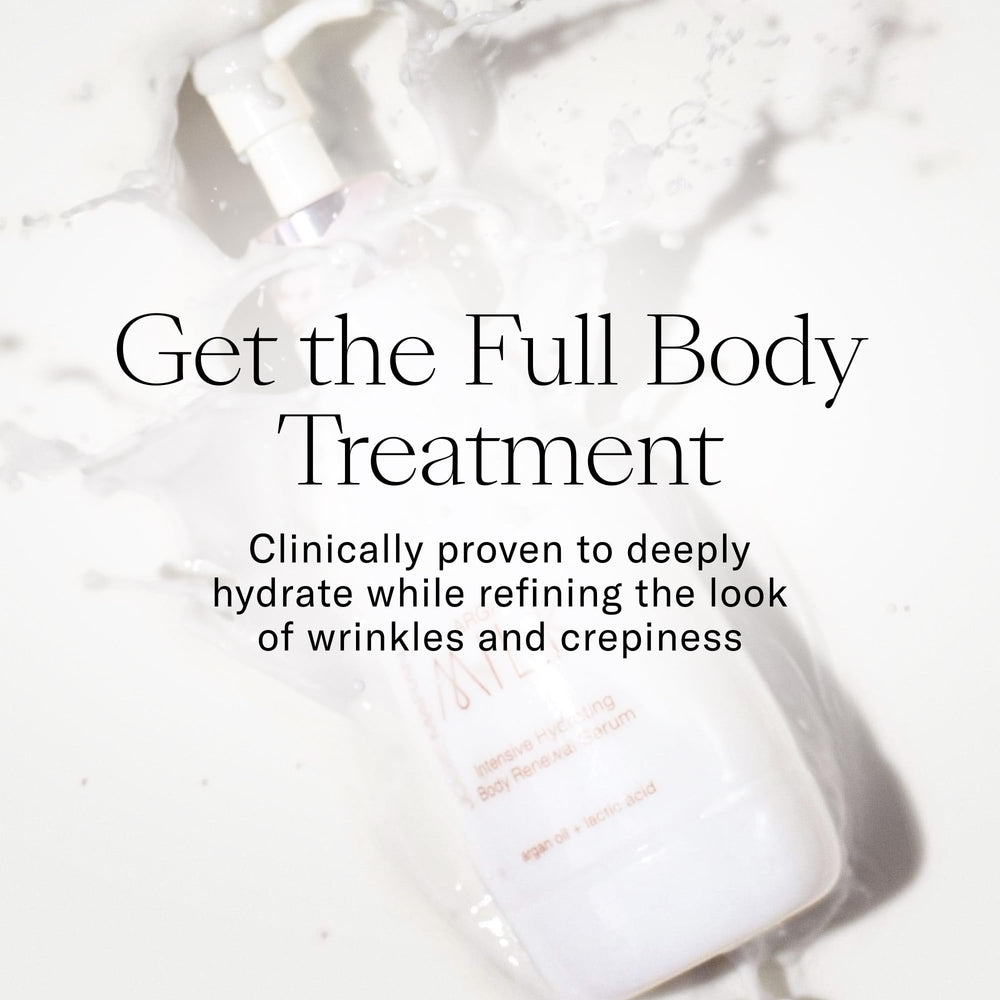 Josie Maran Argan Milk Body Serum texture closeup demonstrates fast absorption.
