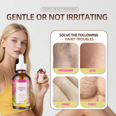 JOSMAX oil applied to the forearm, fast absorption and gentle feel