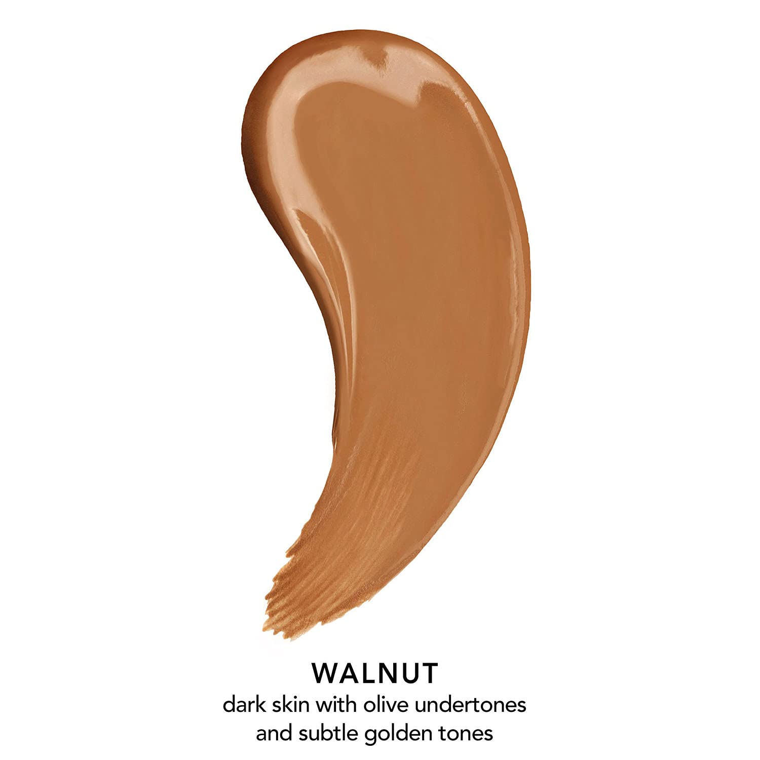 Close-up of smooth foundation texture under natural light shows a flawless finish.