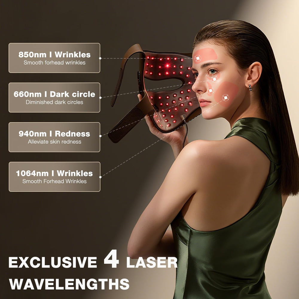 JOVS 4D mask with four wavelengths displays comprehensive light therapy for skin