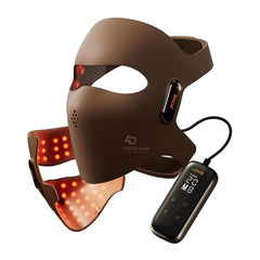 JOVS 4D laser mask with full-face coverage enables consistent light therapy at home.