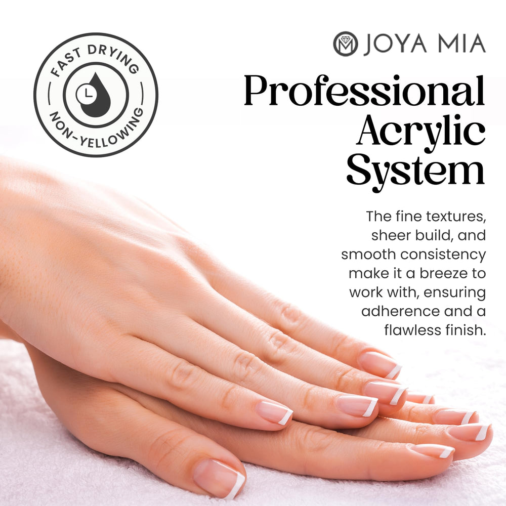 JOYA MIA Pure White color swatch provides clean, opaque options for nail art.