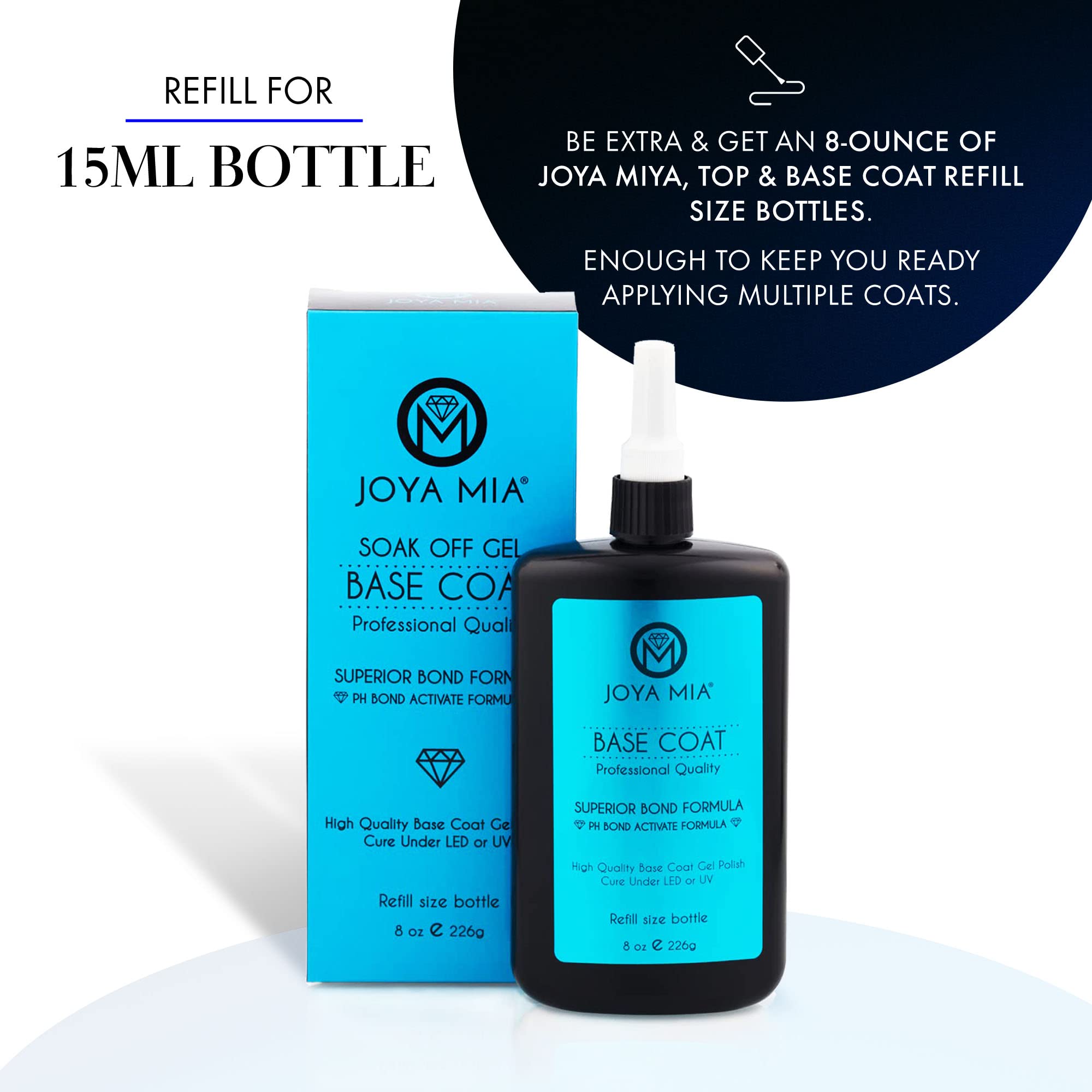 JOYA MIA base coat creates a protective base under color