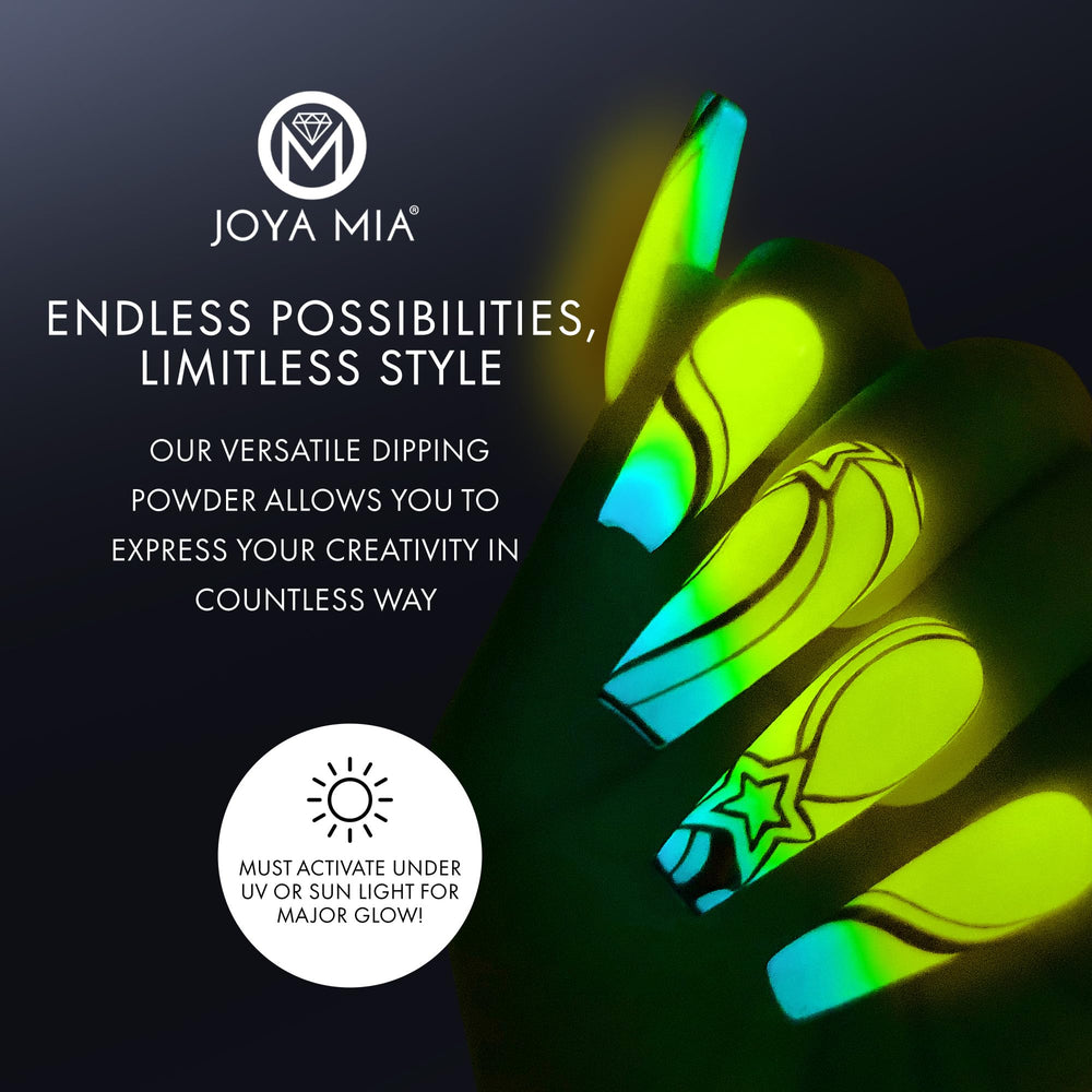 JOYA MIA beginner-friendly kit image suggests DIY nail upgrades at home.