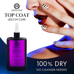 JOYA MIA Top Coat Gel Bottle Pour enables easy dispensing and smooth application