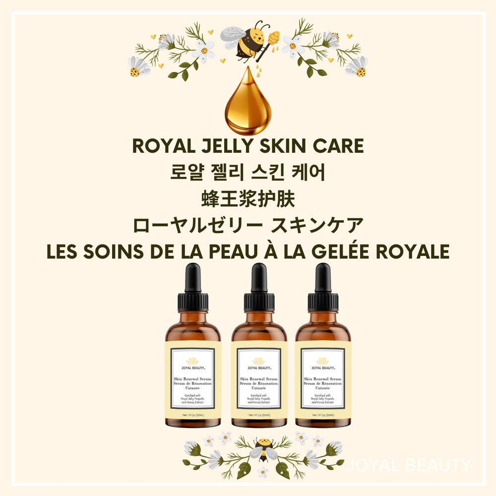JOYAL BEAUTY serum near eye area for renewed, refreshed look.