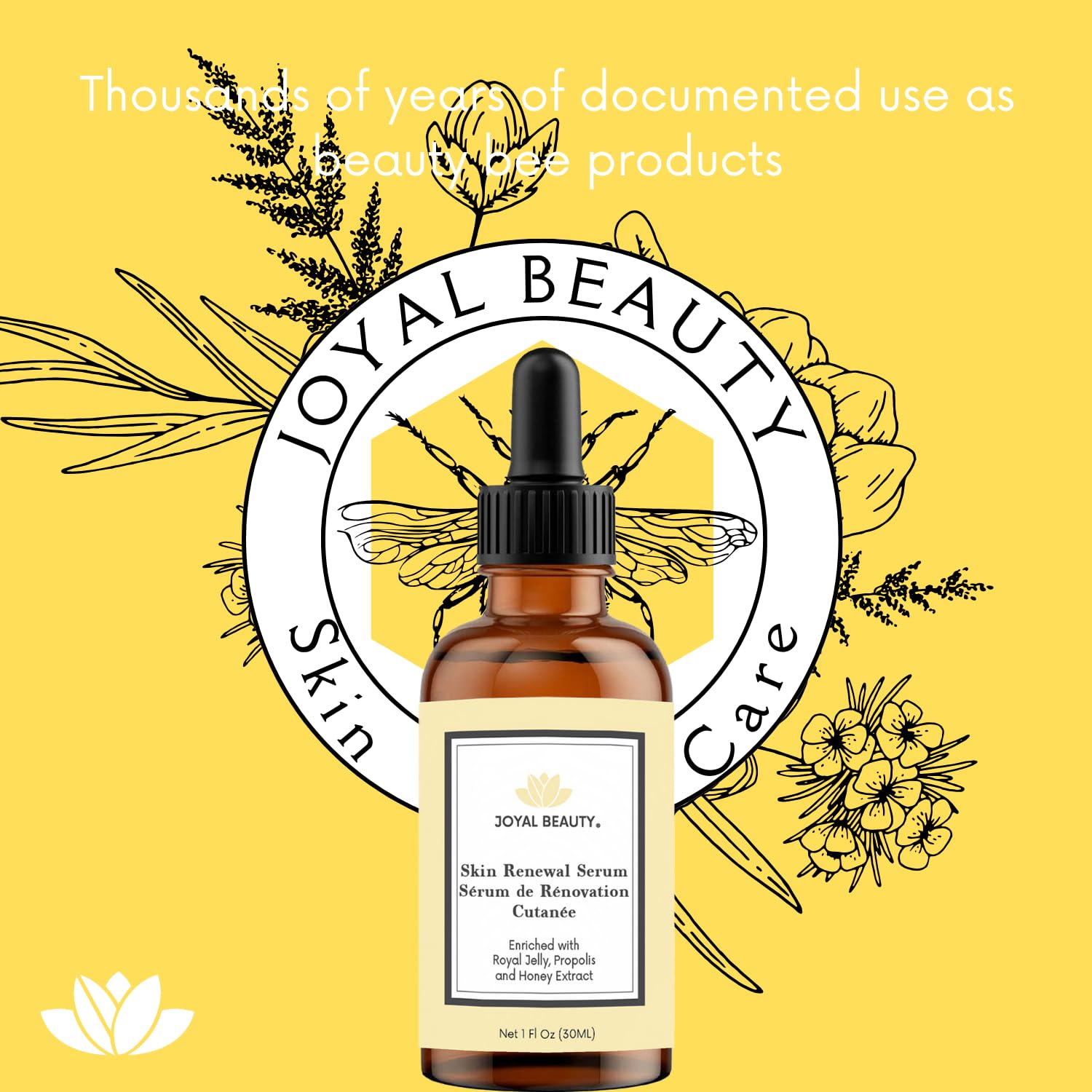 JOYAL BEAUTY packaging with dropper for precise application.