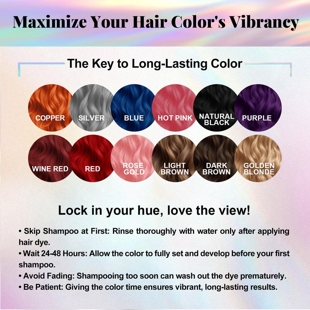 Joyful Young 15-minute color refresh timer indicates quick maintenance