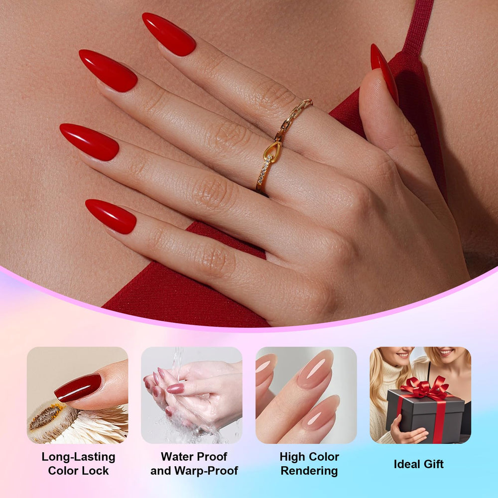 Gift-ready JR nail polish kit in branded packaging.