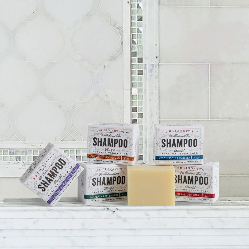 J.R.LIGGETT'S mini sampler New England craft nourishes hair with natural oils.