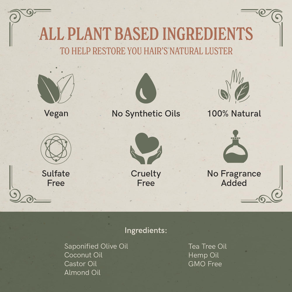 J.R. Liggett's shampoo bar castor oil detail emphasizes antioxidant-rich nourishment.