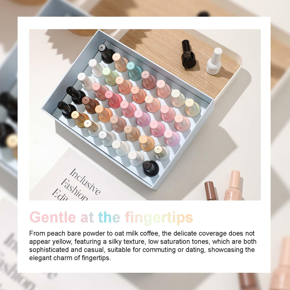 JR multi-color set inspires creative nail art for many occasions