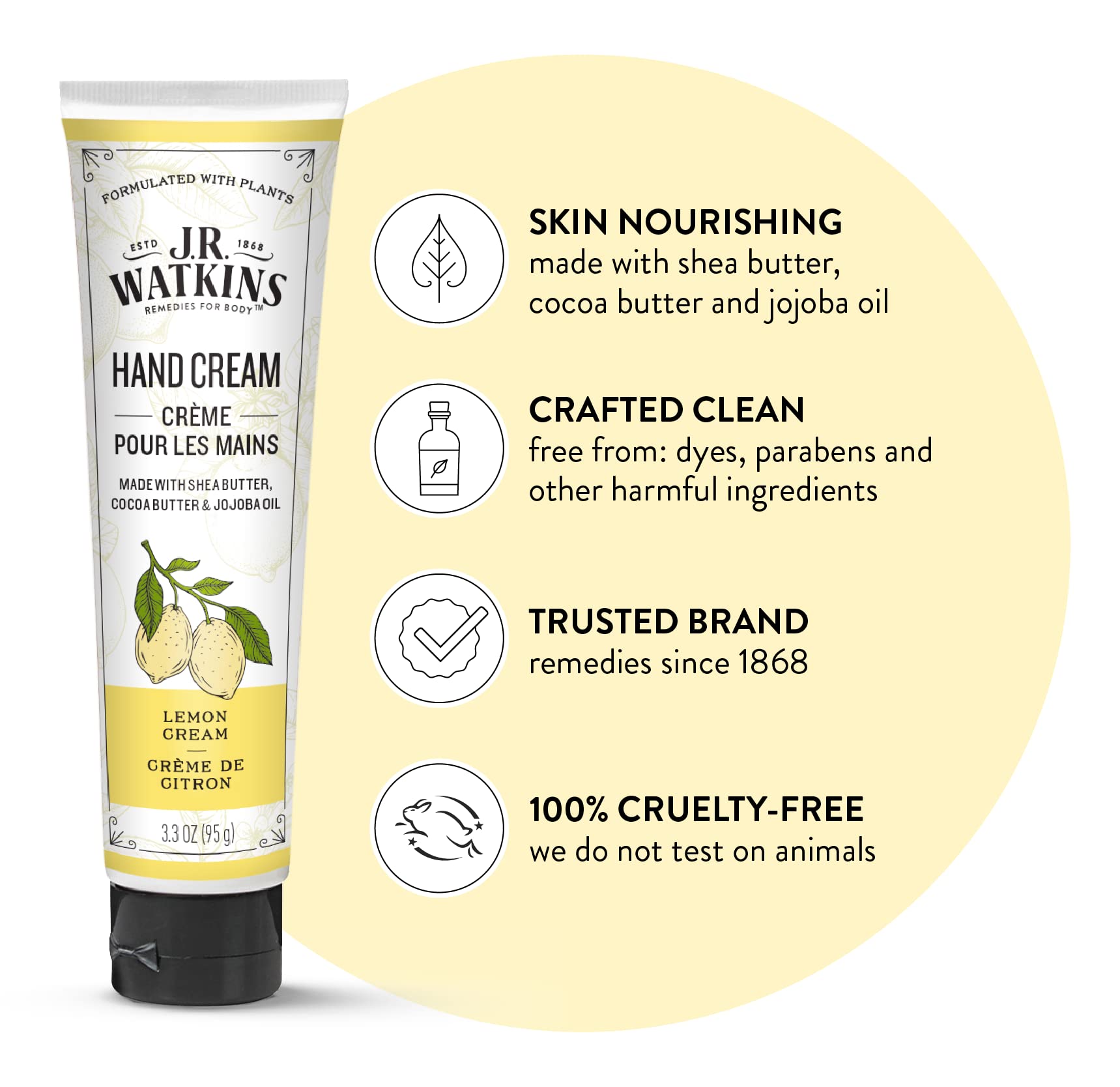 J.R. Watkins cruelty-free logo signaling ethical skincare choice