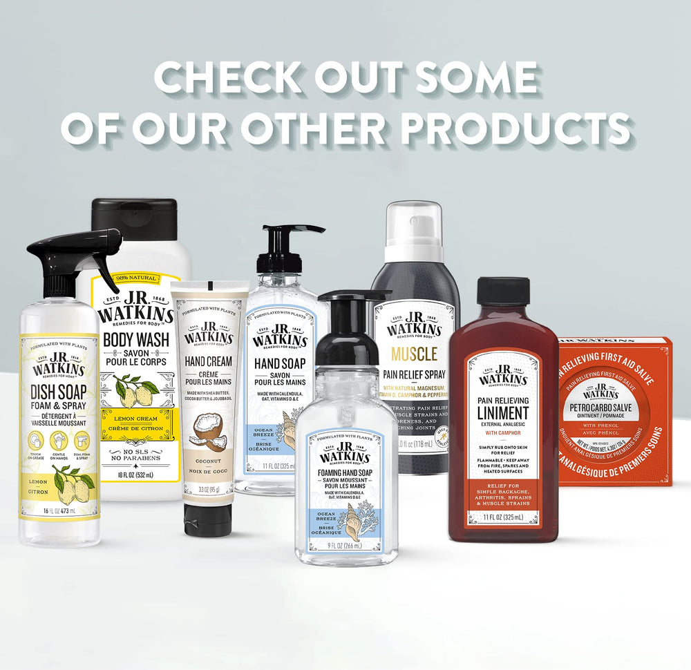 J.R. Watkins soft hands after use with citrus aroma
