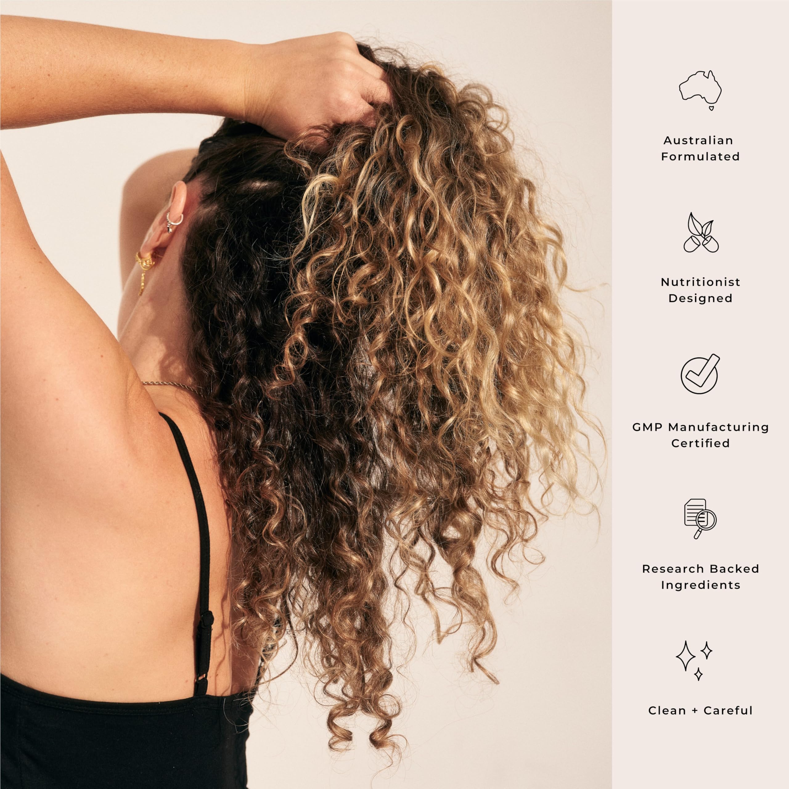 JSHealth Nourishing Conditioner texture close-up showing creamy formula.