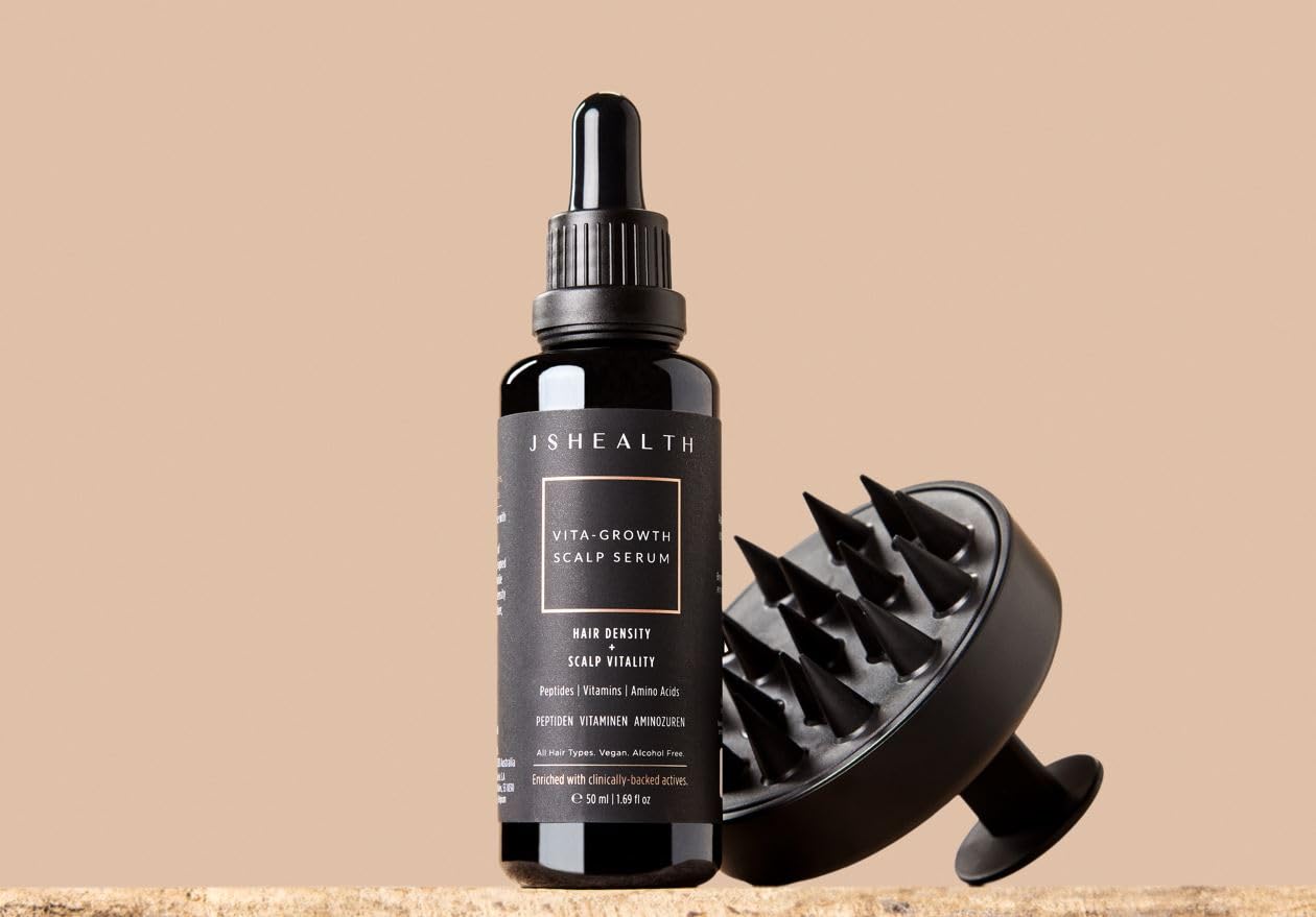 JSHealth Vita-Growth before-after comparison showing potential results with consistent use.