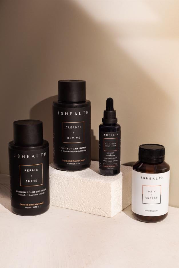 JSHealth Vita-Growth color-treated hair friendly formula preserves vibrancy.