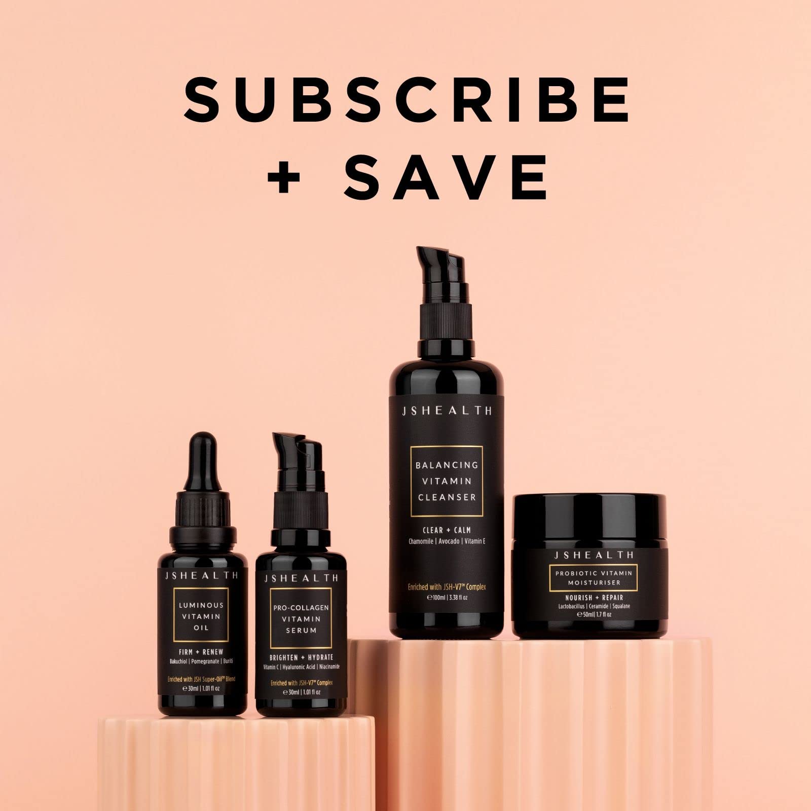 JSHealth Vitamin C Serum eco-friendly packaging supports clean beauty values.