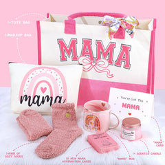 JSTUMB MAMA tote bag, durable canvas for everyday use