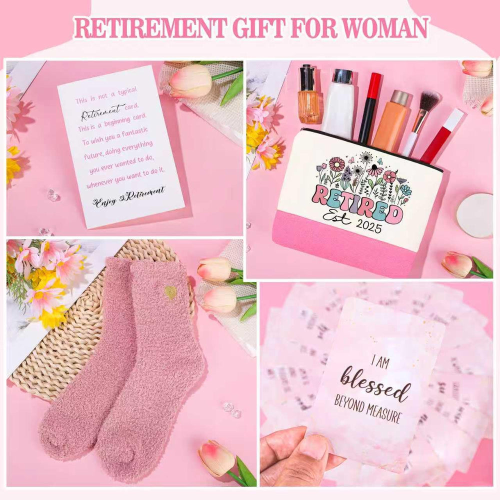JSTUMB greeting cards in retirement gift basket share warm sentiments
