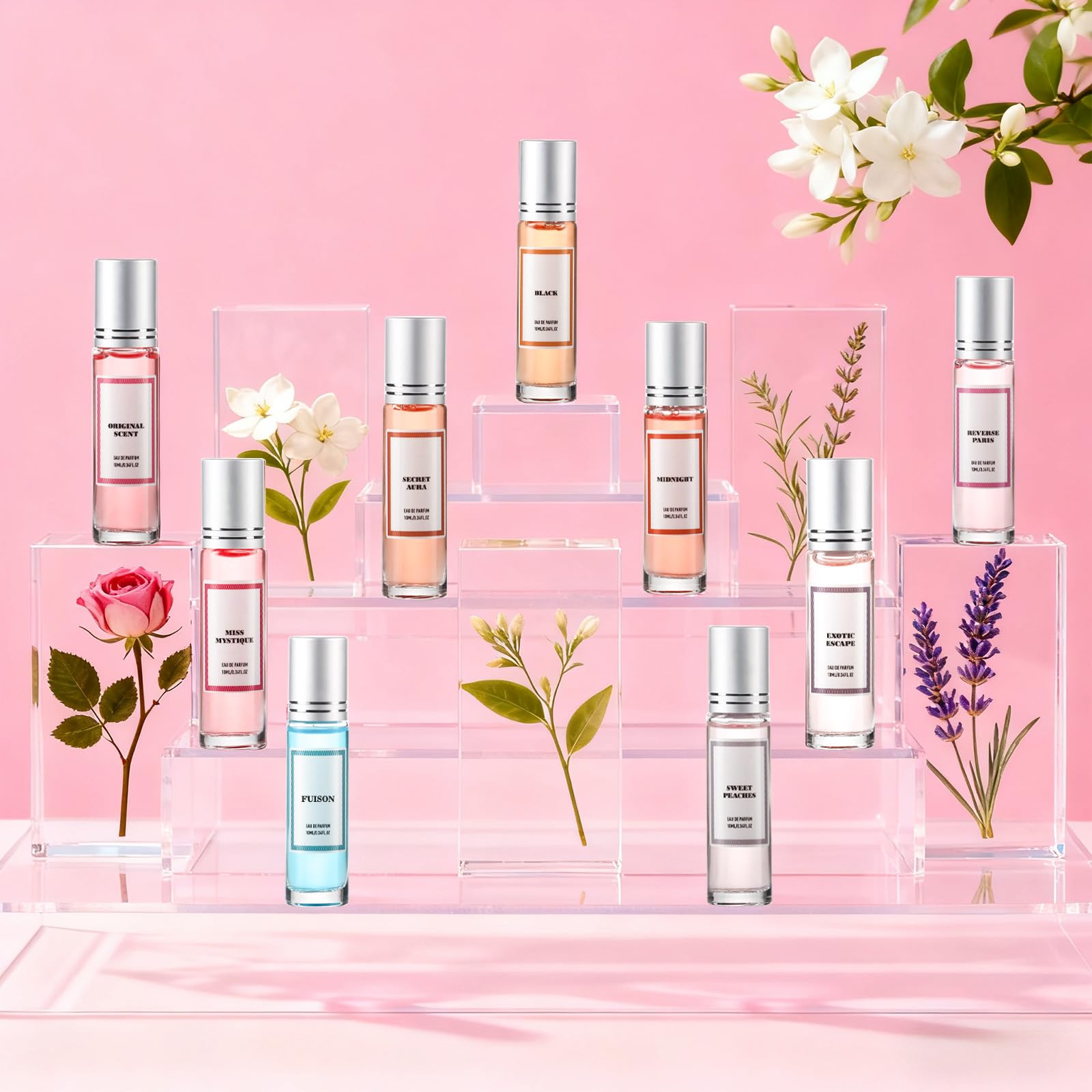 Jsykt perfume roll-on bottle highlights portable travel size convenience.