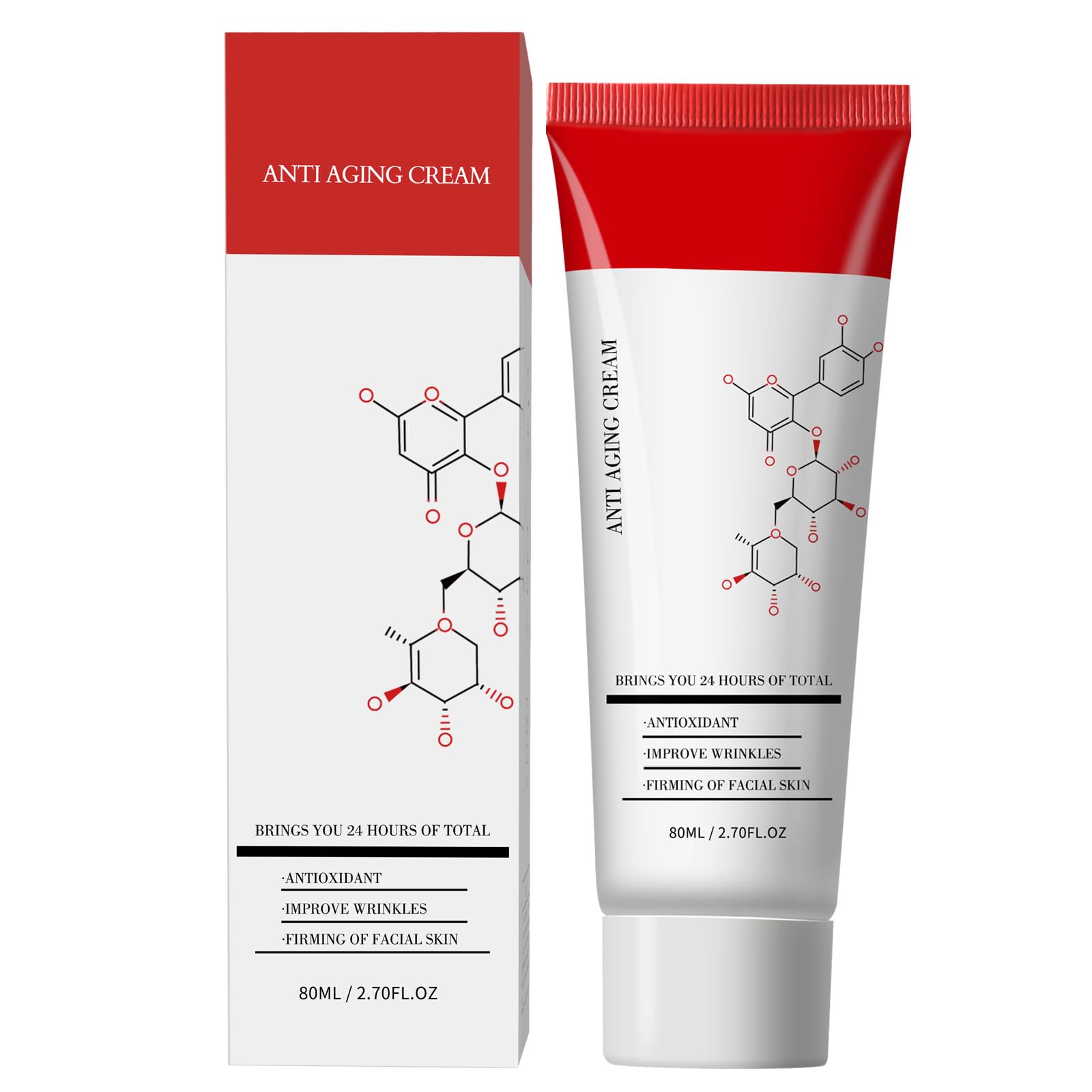 Jsykt All In One Cream bottle demonstrates a lightweight anti-aging moisturizer for all skin types.