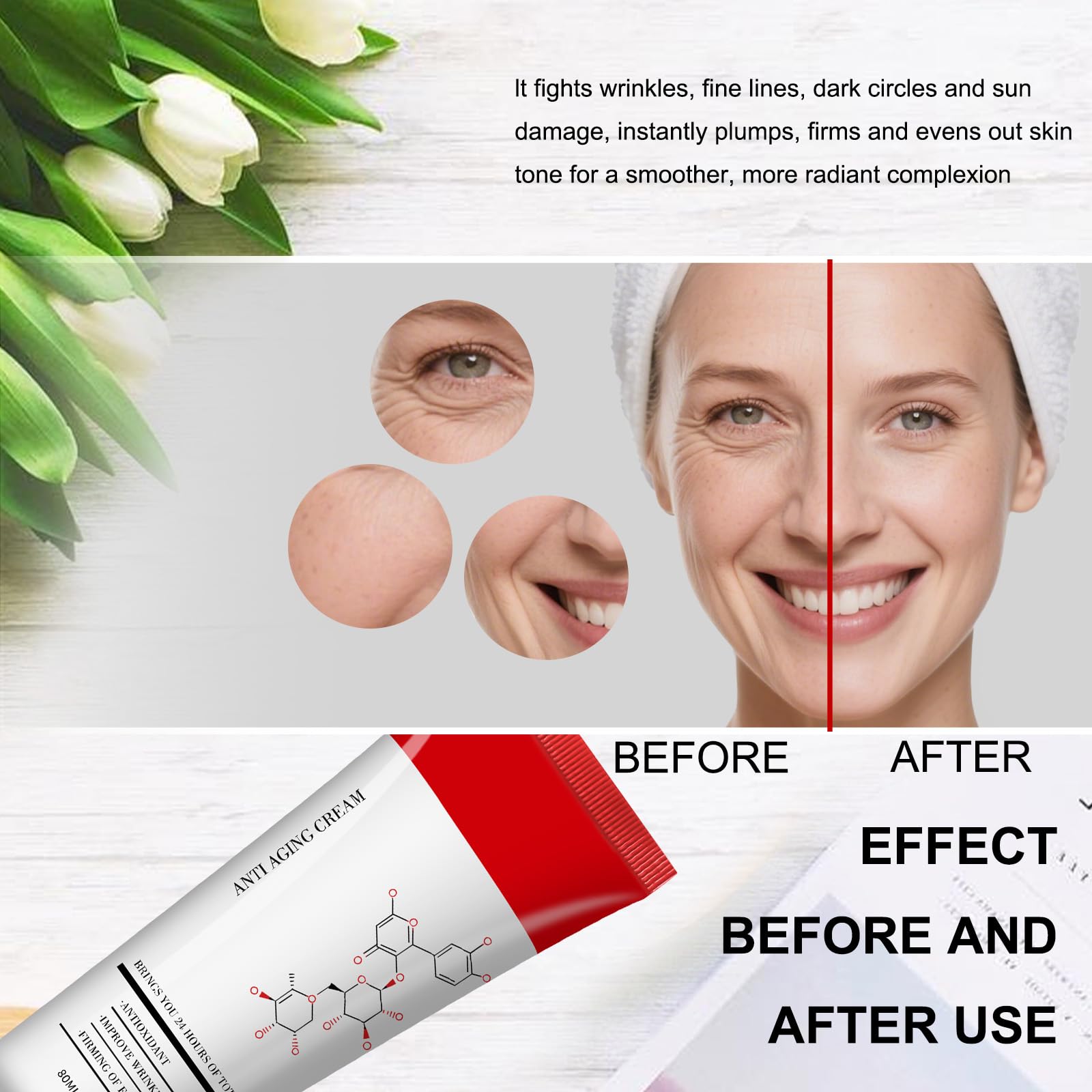 Jsykt All In One Cream with retinol and peptides supports a visible anti-aging routine.