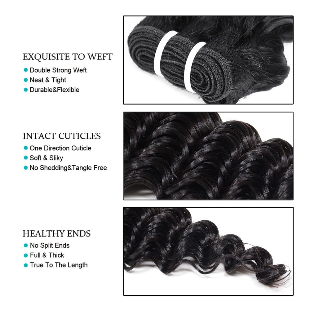 JTdebade four bundles pack ready for full head look
