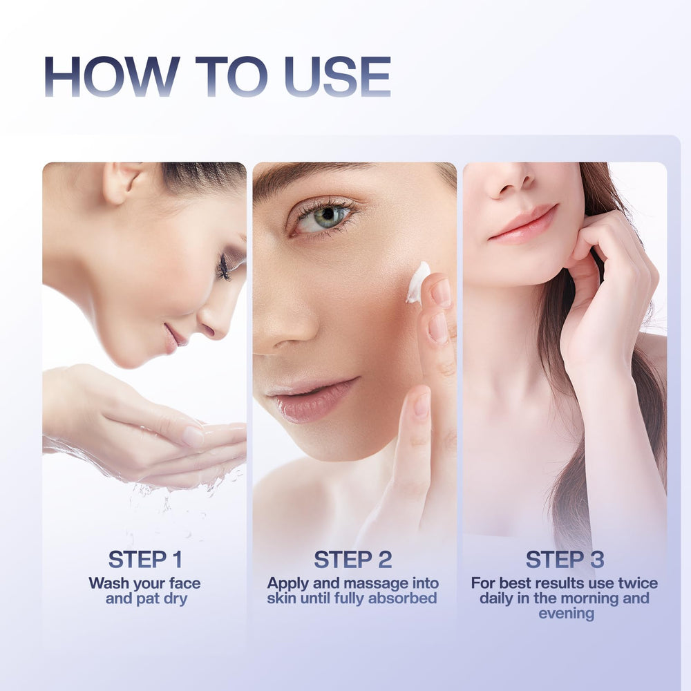 Jtopyrt neck cream applied on neck showing smoothing effect.