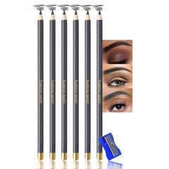 JUAAZIN brow pencil set packaging for quick, ready-to-use brow makeup.