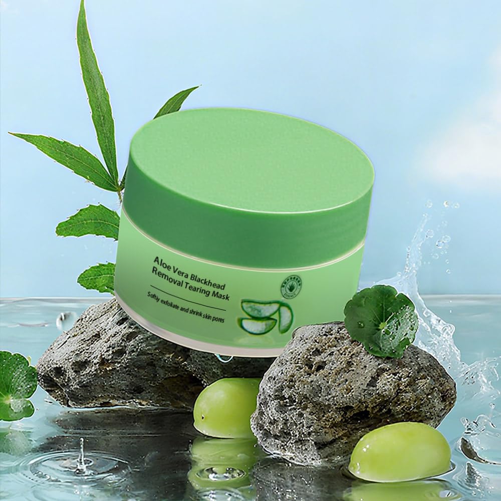 JUAAZIN facial mask after-use shows smoother skin texture