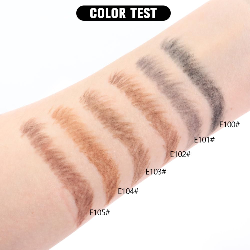 JUAAZIN dual-use pencil works as brow and eyeliner tool for versatile looks.