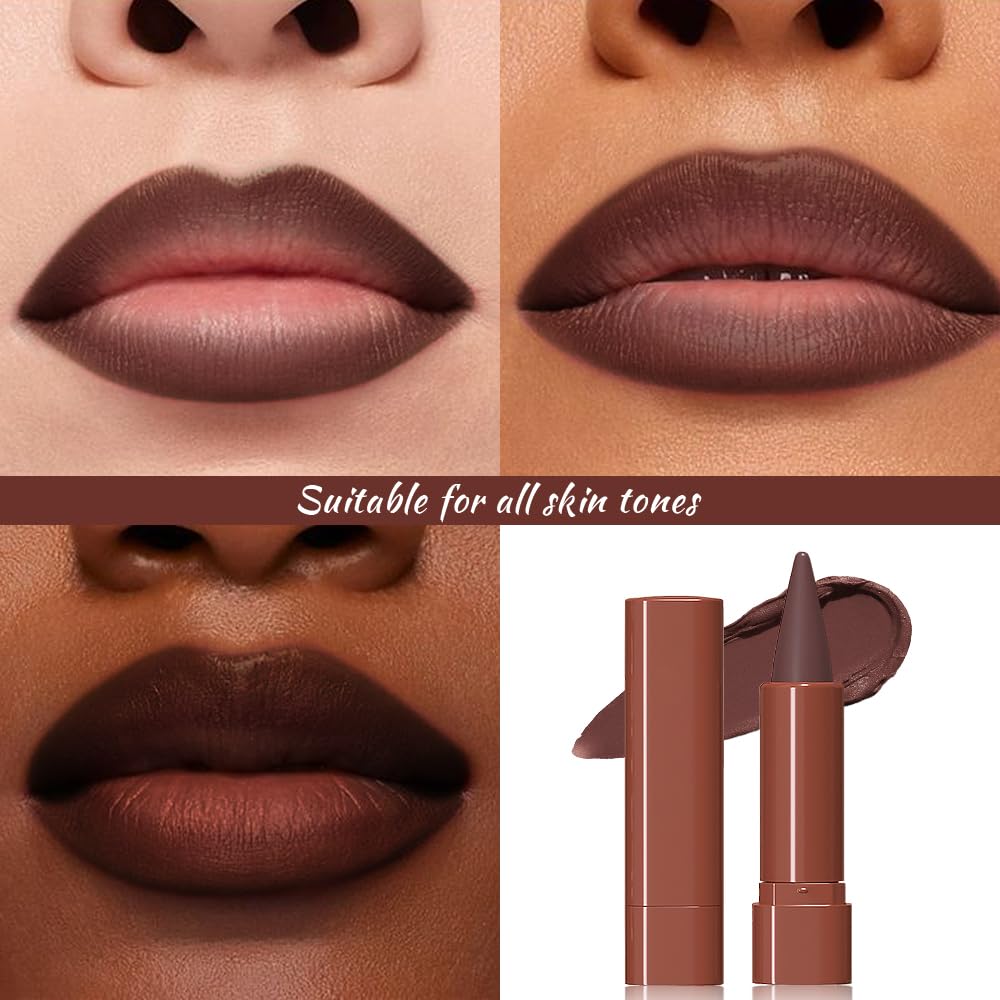 JUAAZIN long-wear lip crayon provides kiss-proof color from morning to night
