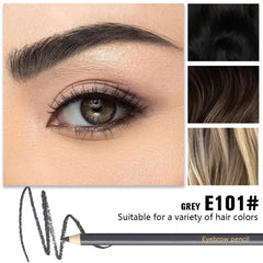 JUAAZIN swatches on skin show natural to dramatic shade range for brows.