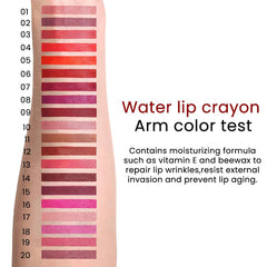 JUAAZIN ultra-pigmented matte lip crayon delivers vivid color with velvety finish