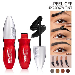 JUAAZIN brow tinting gel application brush for even coverage.