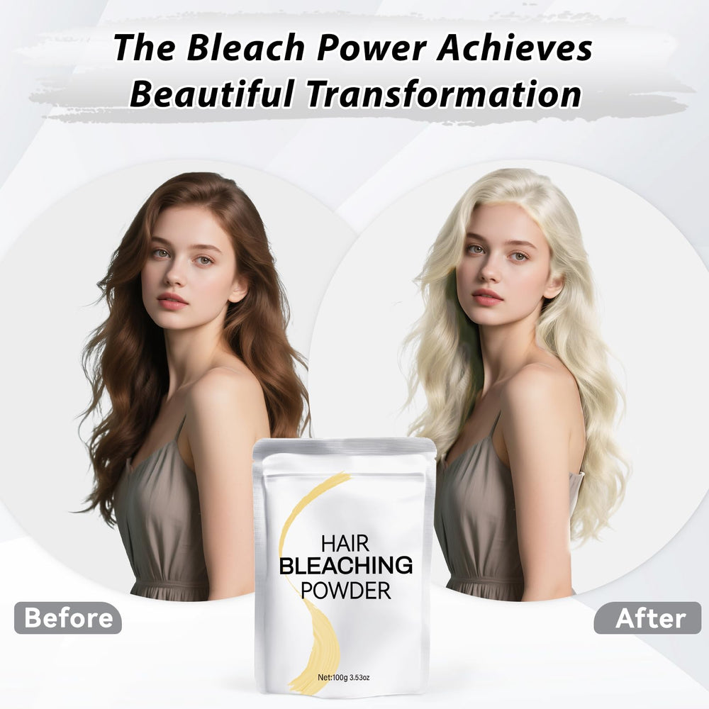JUANCHI hair bleach powder 100g packaging for quick DIY blonding sessions