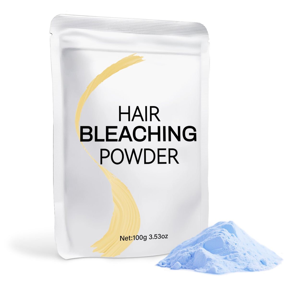 JUANCHI hair bleach powder pack shot showing compact 100g packaging for DIY use