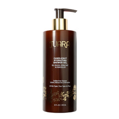 Juara Candlenut Hydrating Shower Gel bottle front view for sensitive skin