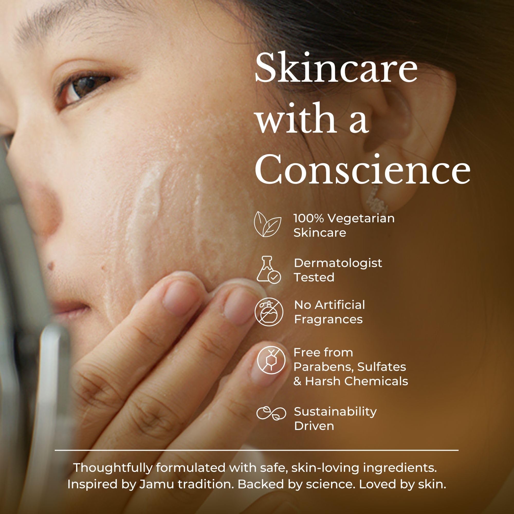 Juara Radiance Enzyme Scrub cruelty-free and paraben-free label on packaging.