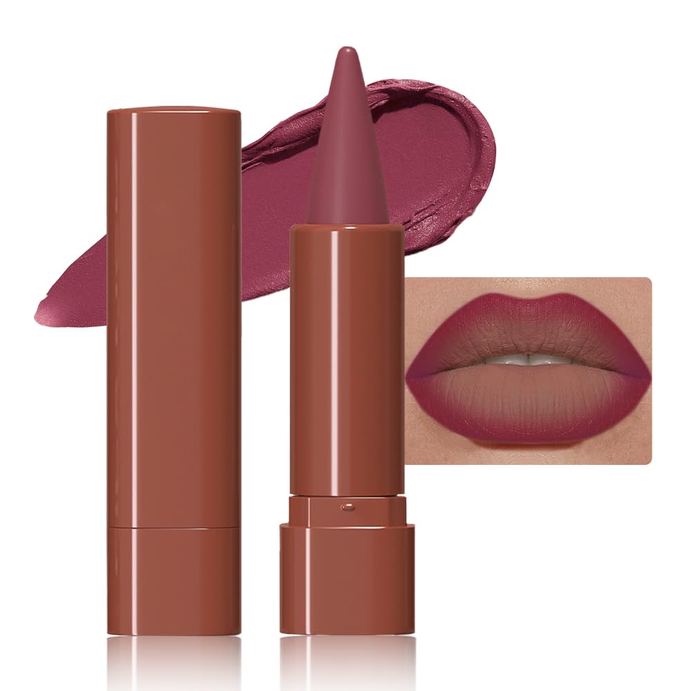 JUAAZIN Mauve Gradient Lip Liner close-up showing precise contour and rich pigment