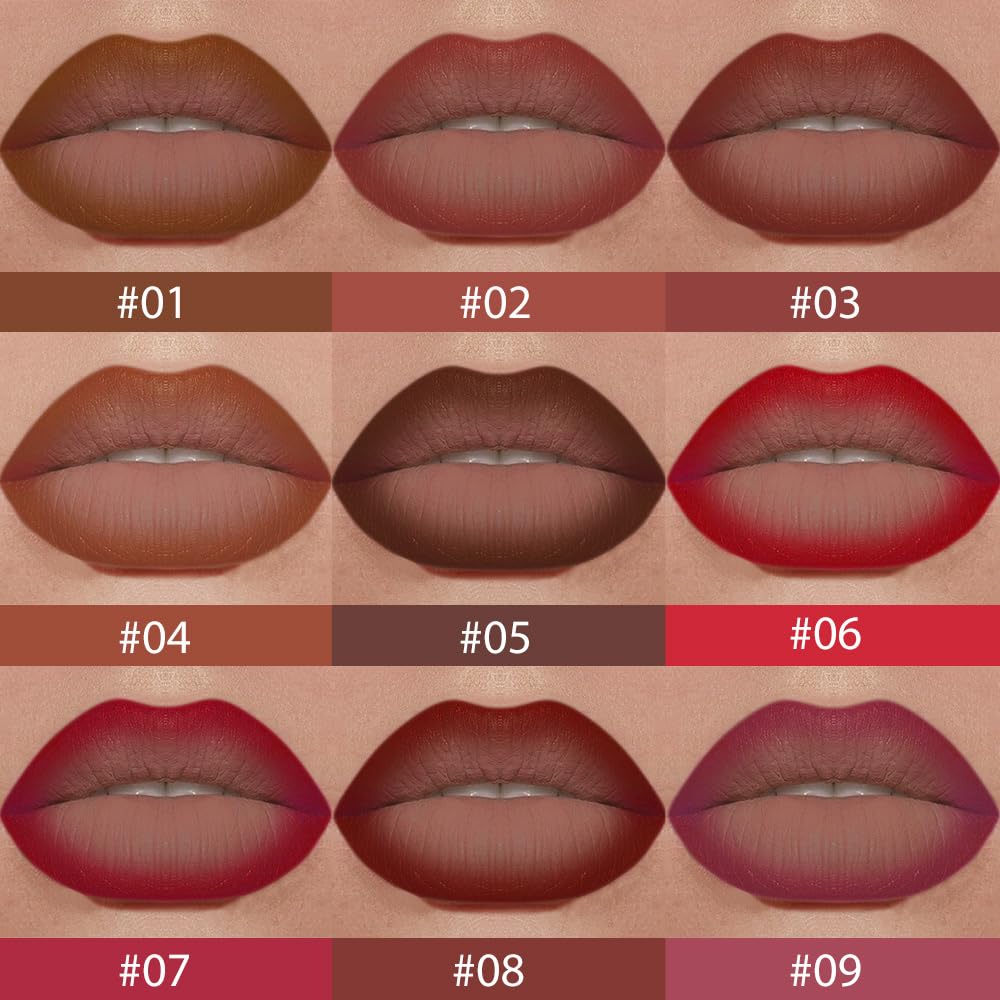 JUAAZIN Mauve Gradient Lip Liner showing anti-bleed precision for flawless lips